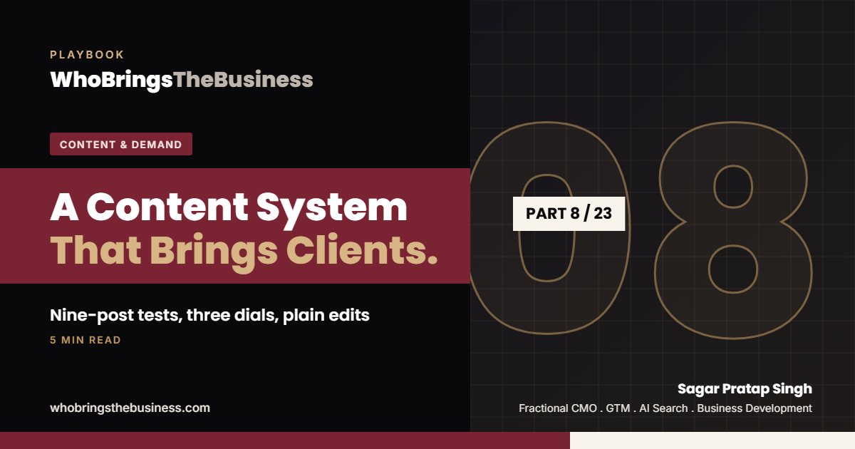 Playbook cover: A Content System That Brings Law Firm Clients