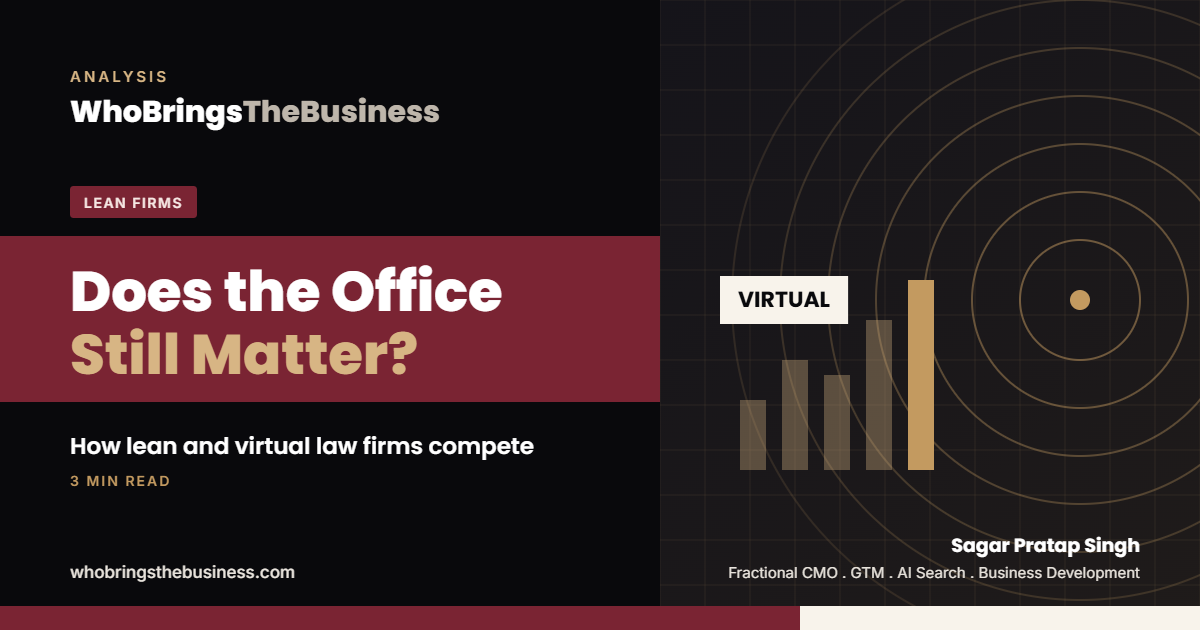 Article cover: Do Clients Still Care About a Law Firm's Office? How Lean and Virtual Law Firms Compete
