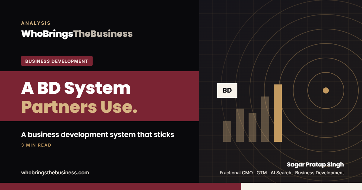 Article cover: How Do Law Firms Build a Business Development System Partners Actually Use?