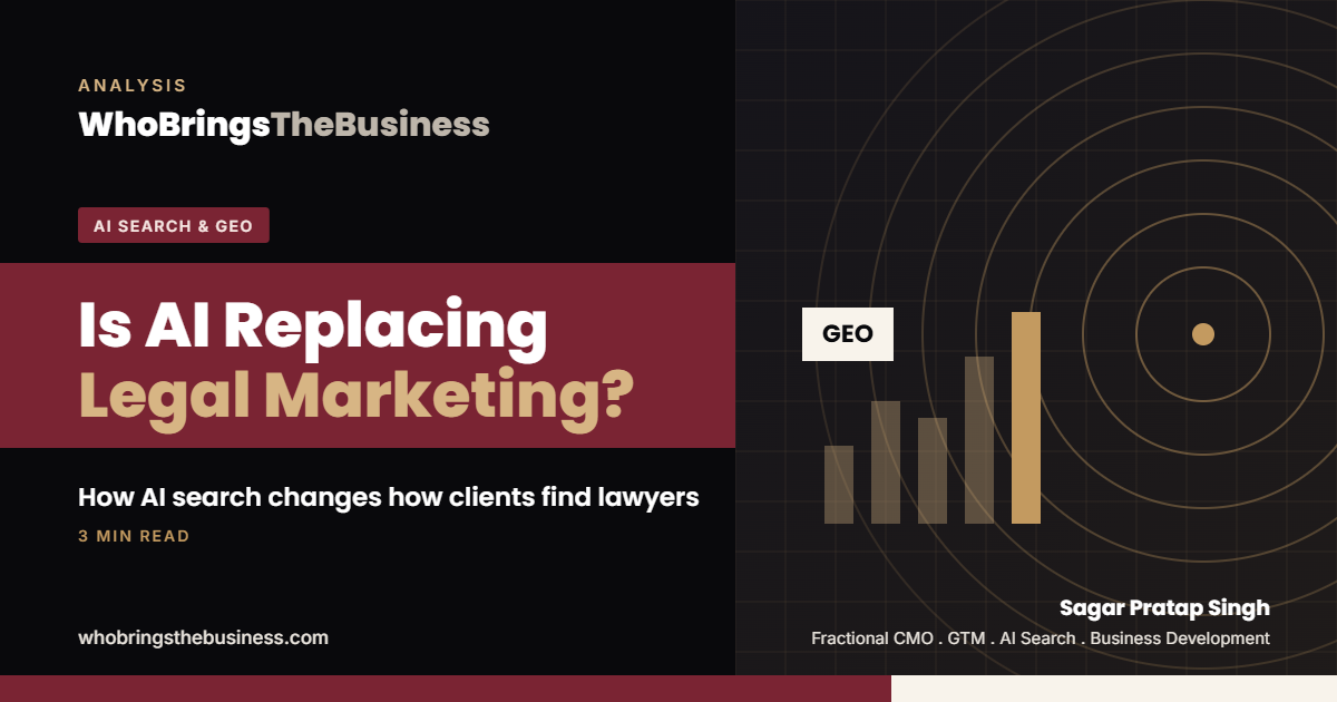 Article cover: Is AI Replacing Legal Marketing? How AI Search Changes the Way Clients Find Lawyers