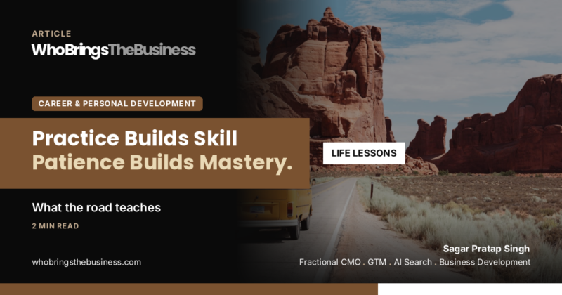 Article cover: From Learner to Master: Life Lessons on the Road, 2 min read