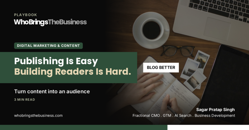 Playbook cover: How You Can Have a Truly Successful Blog!, 3 min read