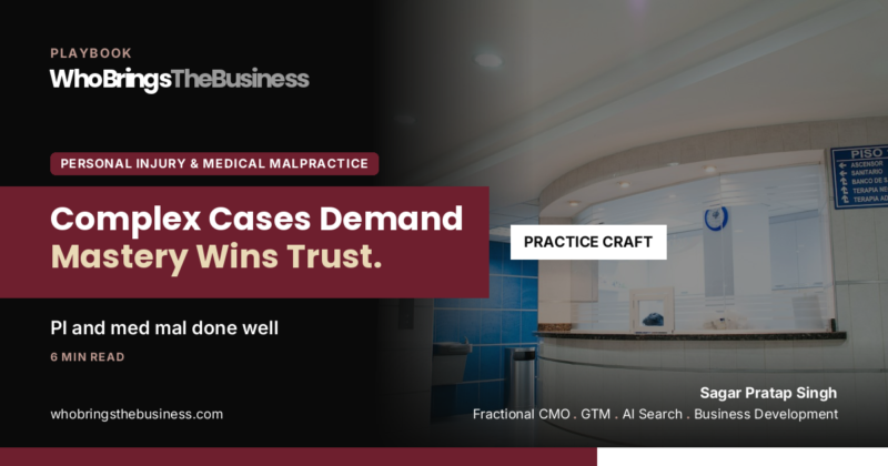 Playbook cover: Mastering the Art of Personal Injury and Medical Malpractice Law Practice, 6 min read