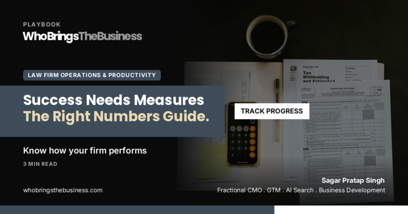 Playbook cover: Parameters to Measure Your Law Firm’s Success, 3 min read