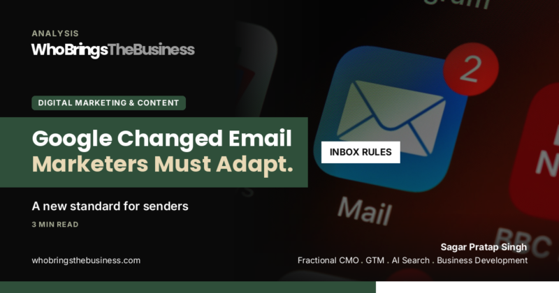 Analysis cover: Unveiling Google’s New Email Marketing Rules, 3 min read