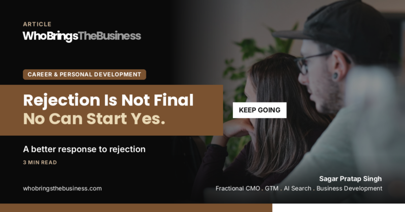 Article cover: What If ‘No’ Is Just the First Step to ‘Yes’?, 3 min read